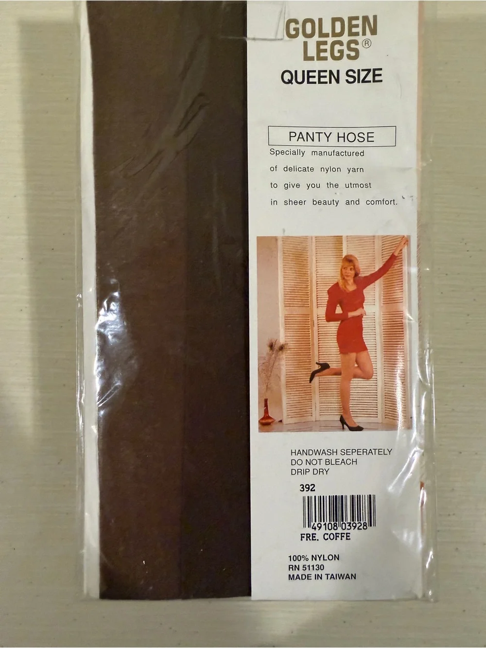 Vintage Golden Legs Pantyhose Lot – Queen/Plus Size – New in Package
